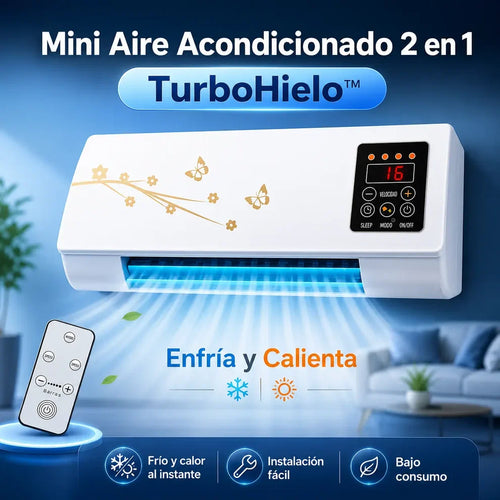 Aire Acondicionado Turbo™❄️🔥 Enfría + Calienta | 🎁 REGALOS GRATIS