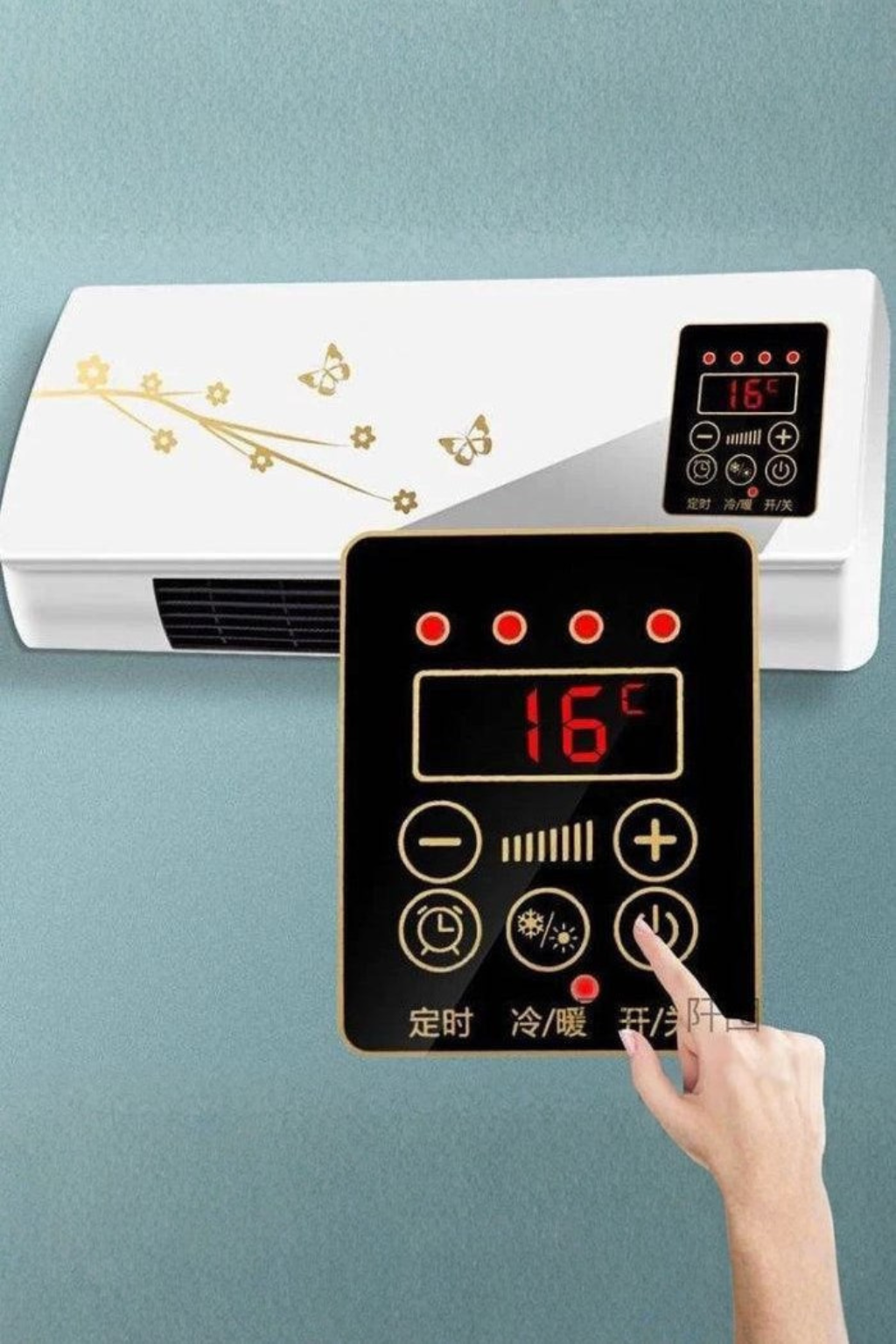 Mini Aire Acondicionado y Calefactor Portátil 2 en 1 TurboHielo - [ULTRAPOTENTE]