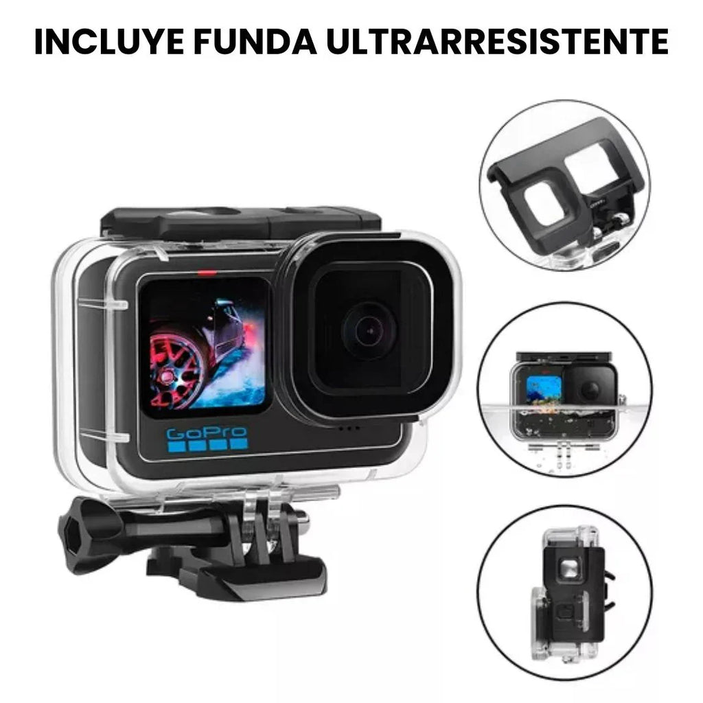🔥 LIQUIDACIÓN: CÁMARA GOPRO 5K + FUNDA ULTRARESISTENTE GRATIS [PROMOCIÓN DE CUMPLEAÑOS]