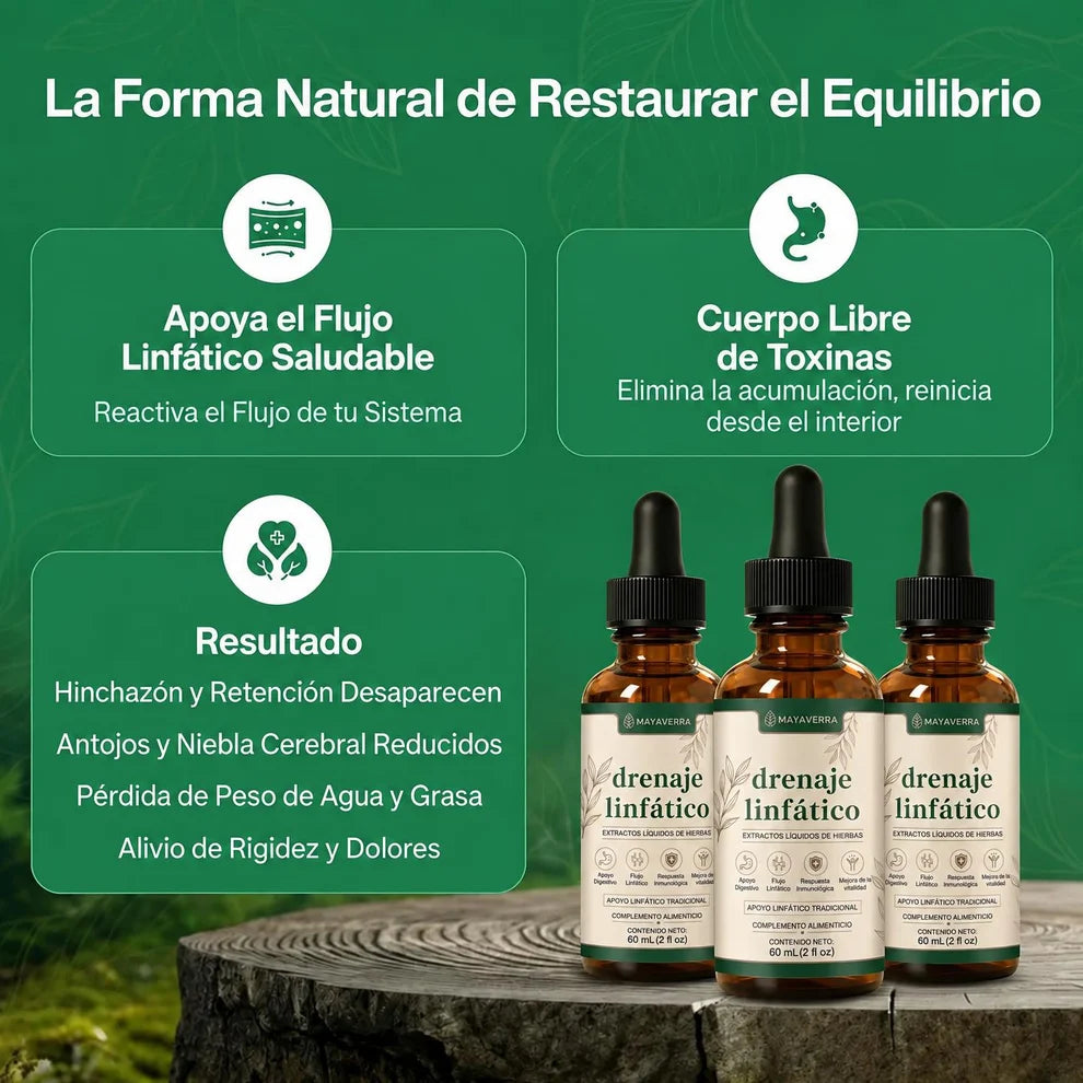 Drenaje Linfatico Mayaverra — Gotas Naturales - 🔥 Adios Grasa e Retención -  Pague 3 y Reciba 4